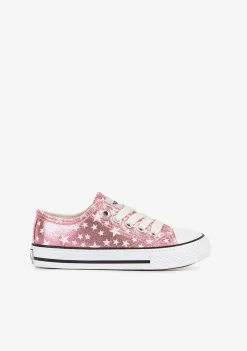 Tênis Casuais-Conguitos Tênis Estrelas Rosa De Menina