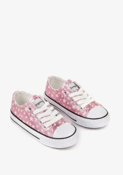 Tênis Casuais-Conguitos Tênis Estrelas Rosa De Menina