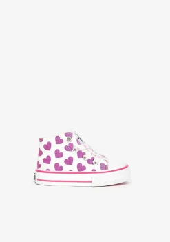 Tênis Casuais-Conguitos Tênis Hi-Top Branco Luz Solar Para Bebé