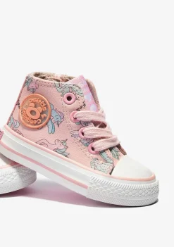 Tênis-Conguitos Tênis Hi-Top Unicornio Rosa Para Bebé Napa
