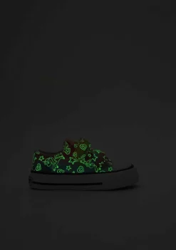 Sapatos De Menina-Conguitos Tênis Multicor Glow In The Dark Para Bebé