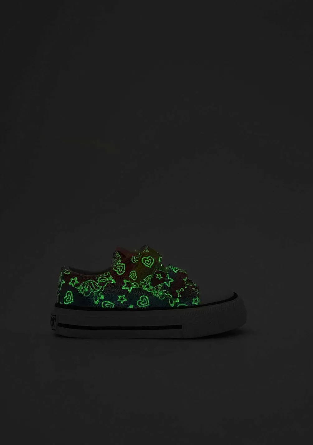 Sapatos De Menina-Conguitos Tênis Multicor Glow In The Dark Para Bebé
