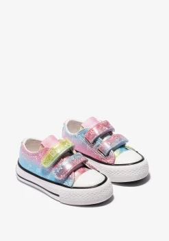 Sapatos De Menina-Conguitos Tênis Multicor Glow In The Dark Para Bebé