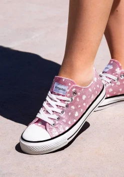 Tênis Casuais-Conguitos Tênis Rosa Feminino Que Brilha No Escuro