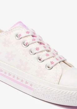 Tênis Casuais-Conguitos Tênis Solar Branco Feminino Em Lona