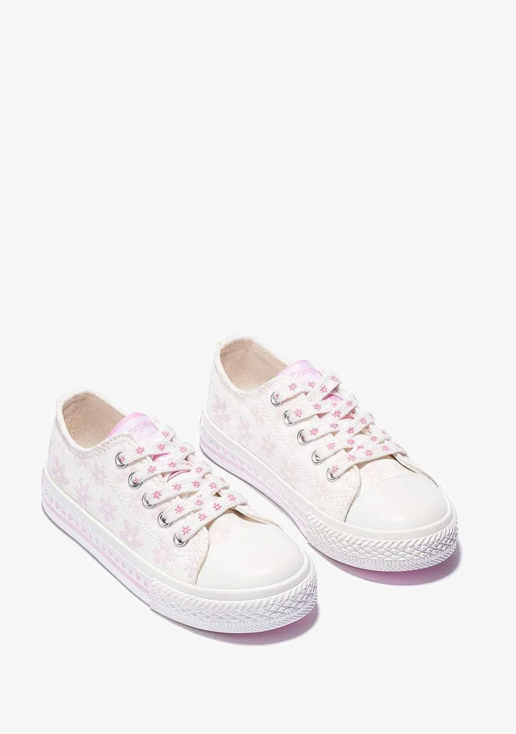 Tênis Casuais-Conguitos Tênis Solar Branco Feminino Em Lona