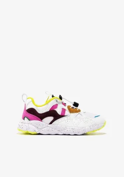 Sapatos De Menina-Conguitos Tênis Trail Branco P&B