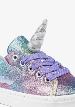 Tênis Casuais-Conguitos Tênis Unicornio Multicolor Glitter Feminino