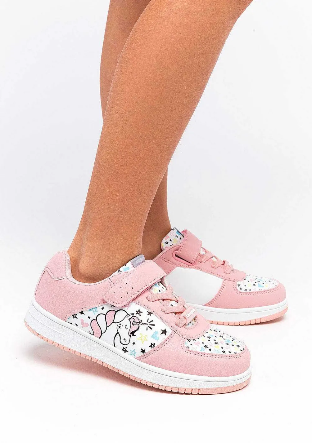 Tênis Casuais-Conguitos Tênis Unicornio Rosa Menina Napa