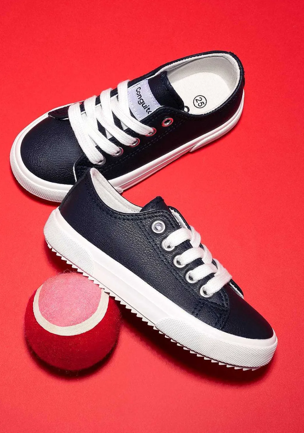 Tênis Casuais-Conguitos Tênis Unissex Navy Napa