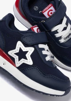 Tênis Com Luzes-Conguitos Tênis Unissex Navy Star Com Luzes