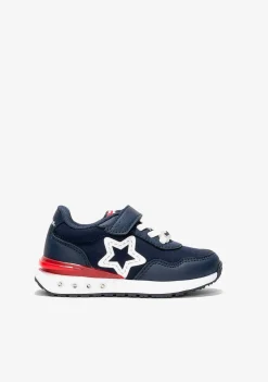 Tênis Com Luzes-Conguitos Tênis Unissex Navy Star Com Luzes