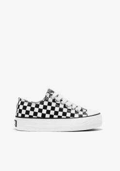 Tênis Casuais-Conguitos Tênis Unissex Preto Branco Lona P&B
