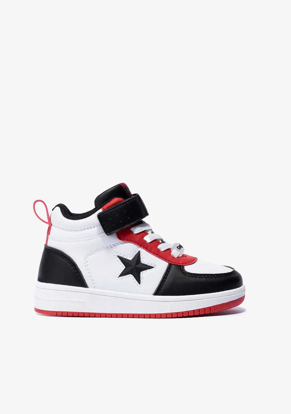 Tênis Com Luzes-Conguitos Tênis Unissex Preto Com Luzes Star Hi-Top