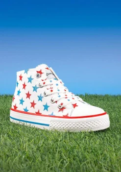 Tênis Casuais-Conguitos Tênis Unissex Stars Canvas Hi-Top
