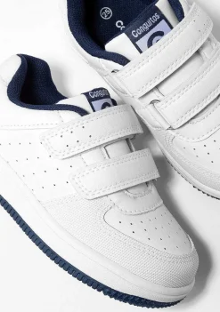 Sapatos De Menina-Conguitos Tênis Unissexo Branco / Marinho