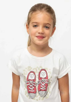Camisetas-Conguitos T-Shirt "Tênis" Menina