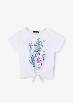 Camisetas-Conguitos T-Shirt De Menina Com No De Sereia