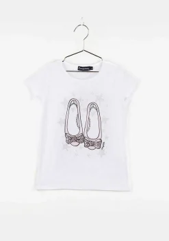 Camisetas-Conguitos T-Shirt Rosa "Bailarinas" De Menina
