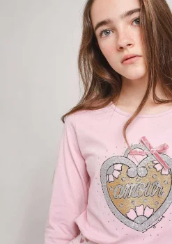 Camisetas De Manga Comprida-Conguitos T-Shirt Rosa 