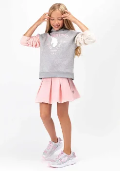 Tênis Com Luzes-Conguitos Unicornio Branco Feminino Com Luzes Tênis Metalizado