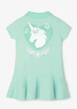 Roupas De Menina-Conguitos Vestido Polo Menina Menta